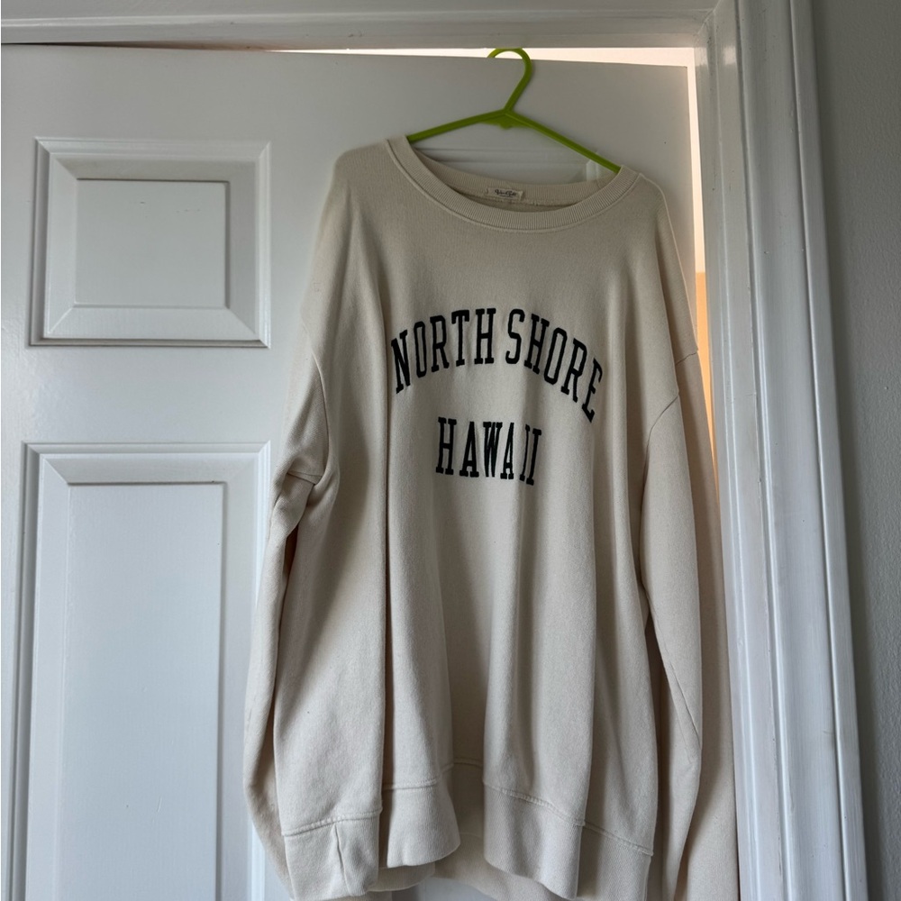 North Shore Hawaii Beige Women Sweater